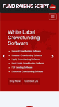 Mobile Screenshot of fundraisingscript.com